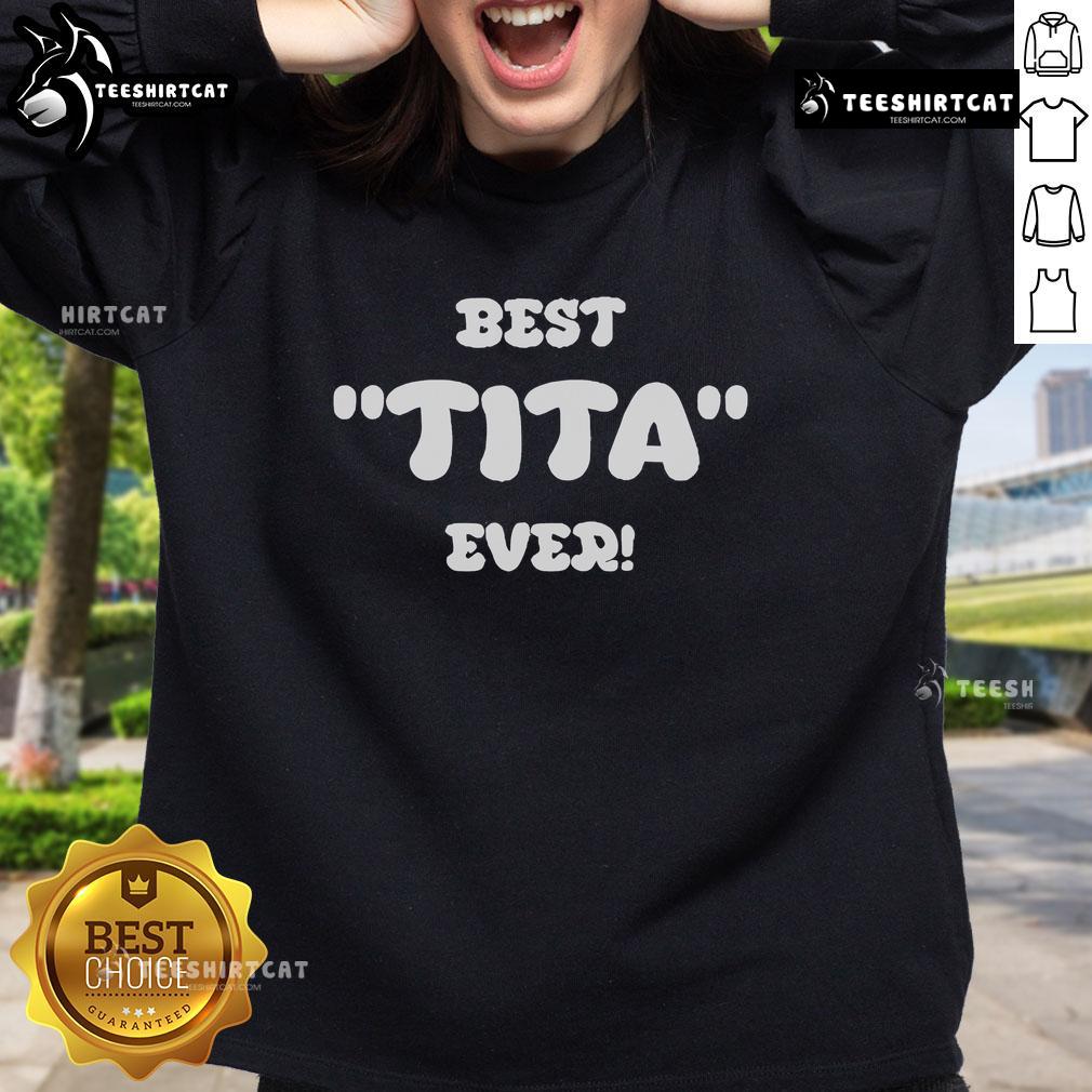 Official Cardinal Tagle Best Tita Ever Sweatshirt with vibrant design, perfect for proud titas and stylish comfort.