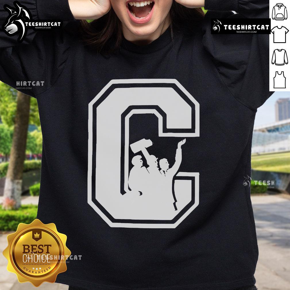 Official Concrete Boys It's Us Sweatshirt in black, featuring bold logo design and comfortable fit for casual wear.