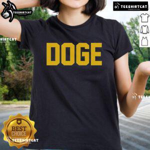 Official DOGE Agent Ladies Tee featuring a stylish design, perfect for fans of the DOGE cryptocurrency.