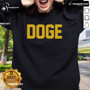 Official DOGE Agent Sweatshirt featuring a stylish design and comfortable fit, perfect for DOGE fans and crypto enthusiasts.