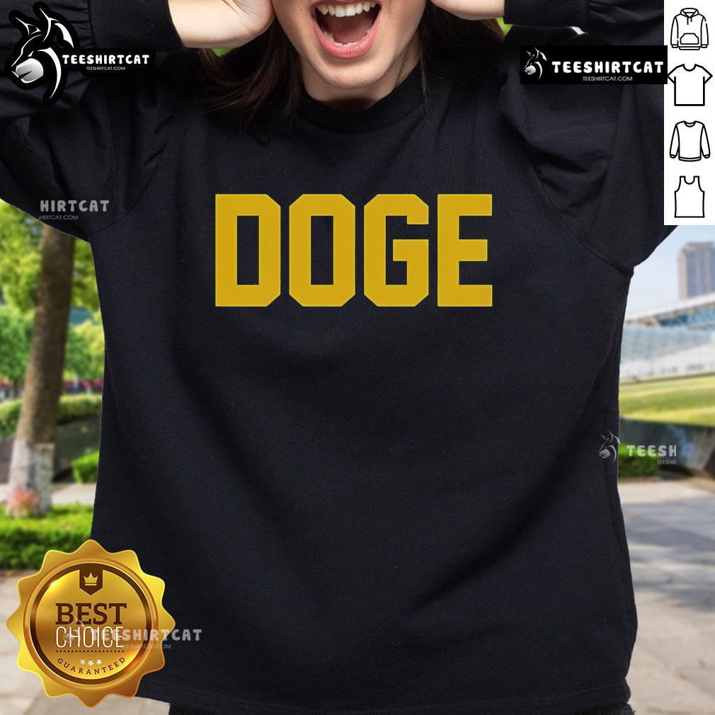 Official DOGE Agent Sweatshirt featuring a stylish design and comfortable fit, perfect for DOGE fans and crypto enthusiasts.