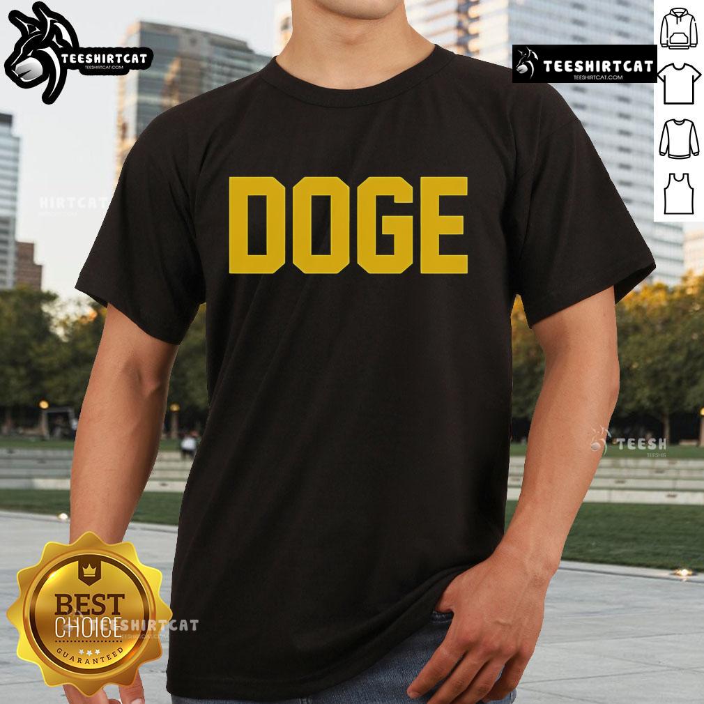 Alt Text: Official Doge Agent T-Shirt featuring iconic Doge meme design, perfect for doge enthusiasts and meme lovers.