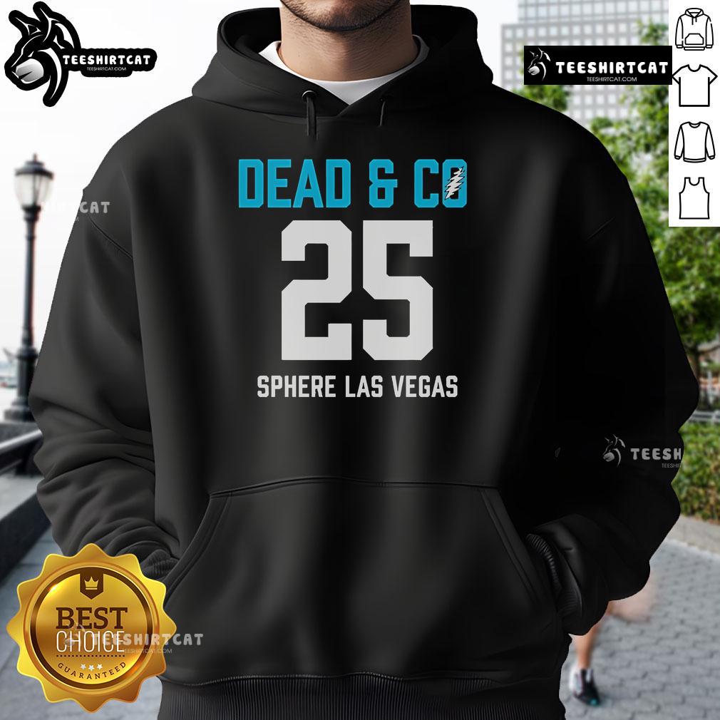 Official Dead Company Sphere Las Vegas 2025 I Need A Miracle Hoodie featuring vibrant design and iconic logo.