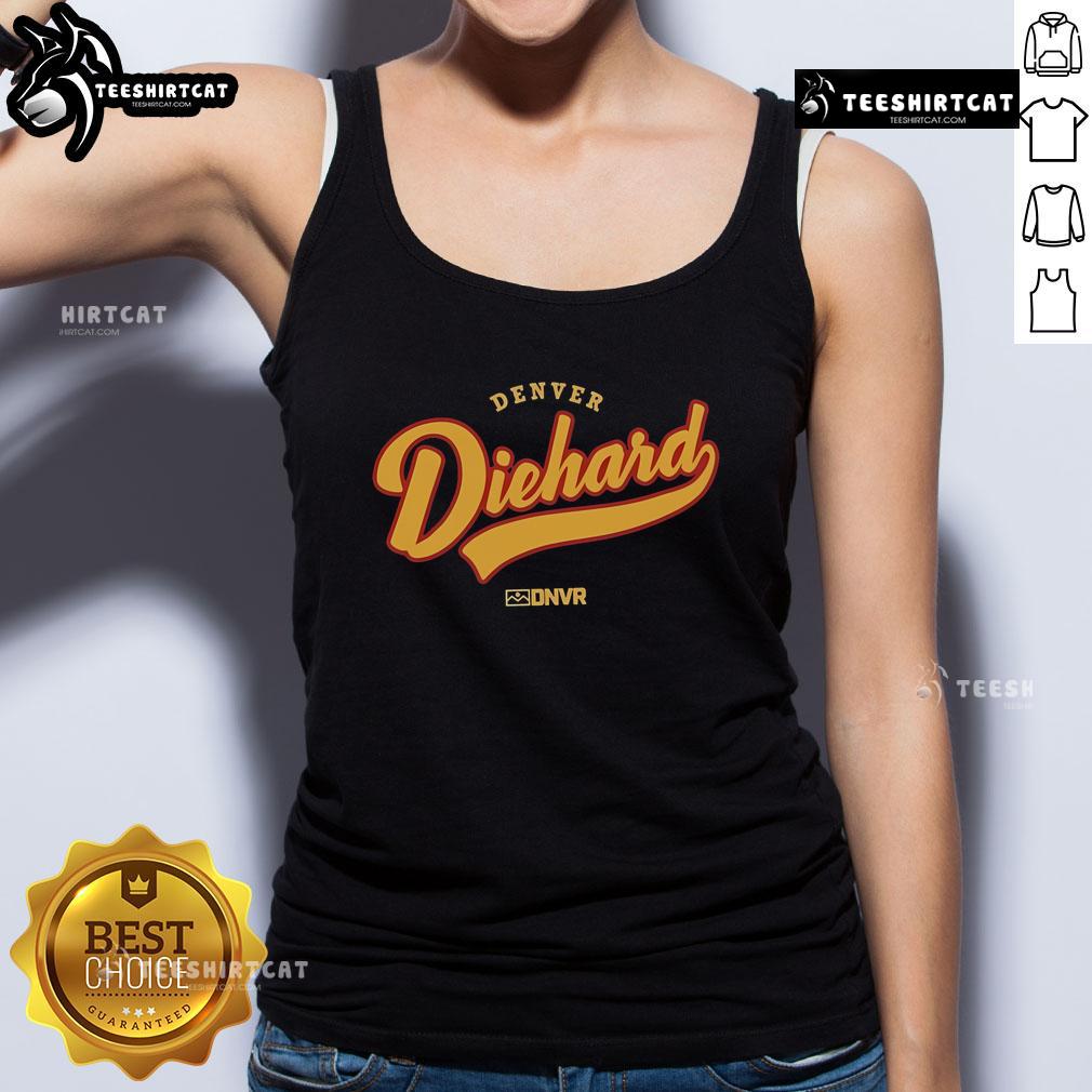 Official Denver Diehard DNVR Tank Top featuring bold logo design, perfect for fans and summer wear.