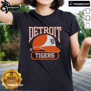 Official Detroit Tigers Homage Ladies Tee featuring a stylish design for female fans of the MLB team.