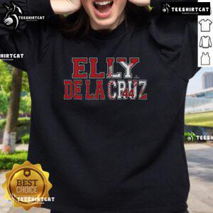 Official Elly De La Cruz 44 baseball boy sweatshirt featuring a stylish design perfect for young fans.