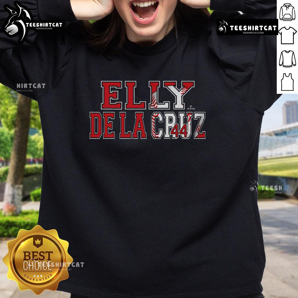 Official Elly De La Cruz 44 baseball boy sweatshirt featuring a stylish design perfect for young fans.