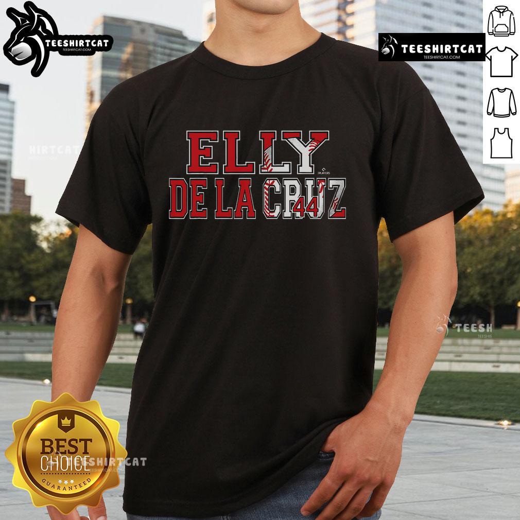 Official Elly De La Cruz 44 Baseball Boy T-Shirt featuring vibrant graphics and comfortable fit for young fans.
