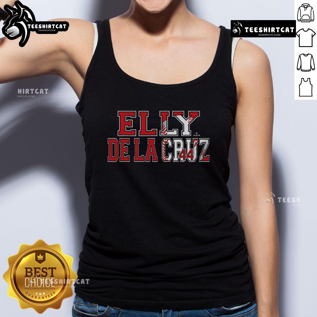 Official Elly De La Cruz 44 Baseball Boy Tank Top featuring vibrant graphics and a comfortable fit for young fans.