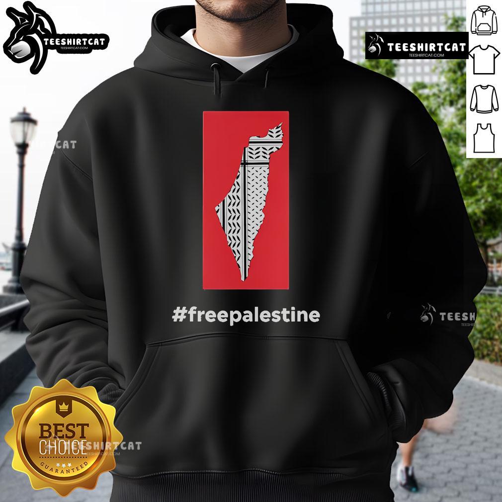 Alt Text: Official Fightback Podcast Free Palestine hoodie featuring bold graphics and a stylish design for activism and awareness.