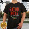 Alt Text: Official Gator Boys Stay Hot T-Shirt featuring vibrant design and comfortable fit for fans of Gator Boys merchandise.