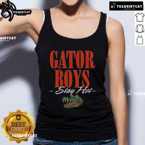 Official Gator Boys Stay Hot Tank Top featuring a bold design for fans of the Gator Boys series, perfect for summer wear.