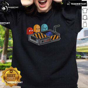 Official Ghost Busted Sweatshirt featuring a bold graphic design, perfect for fans of the Ghostbusters franchise.