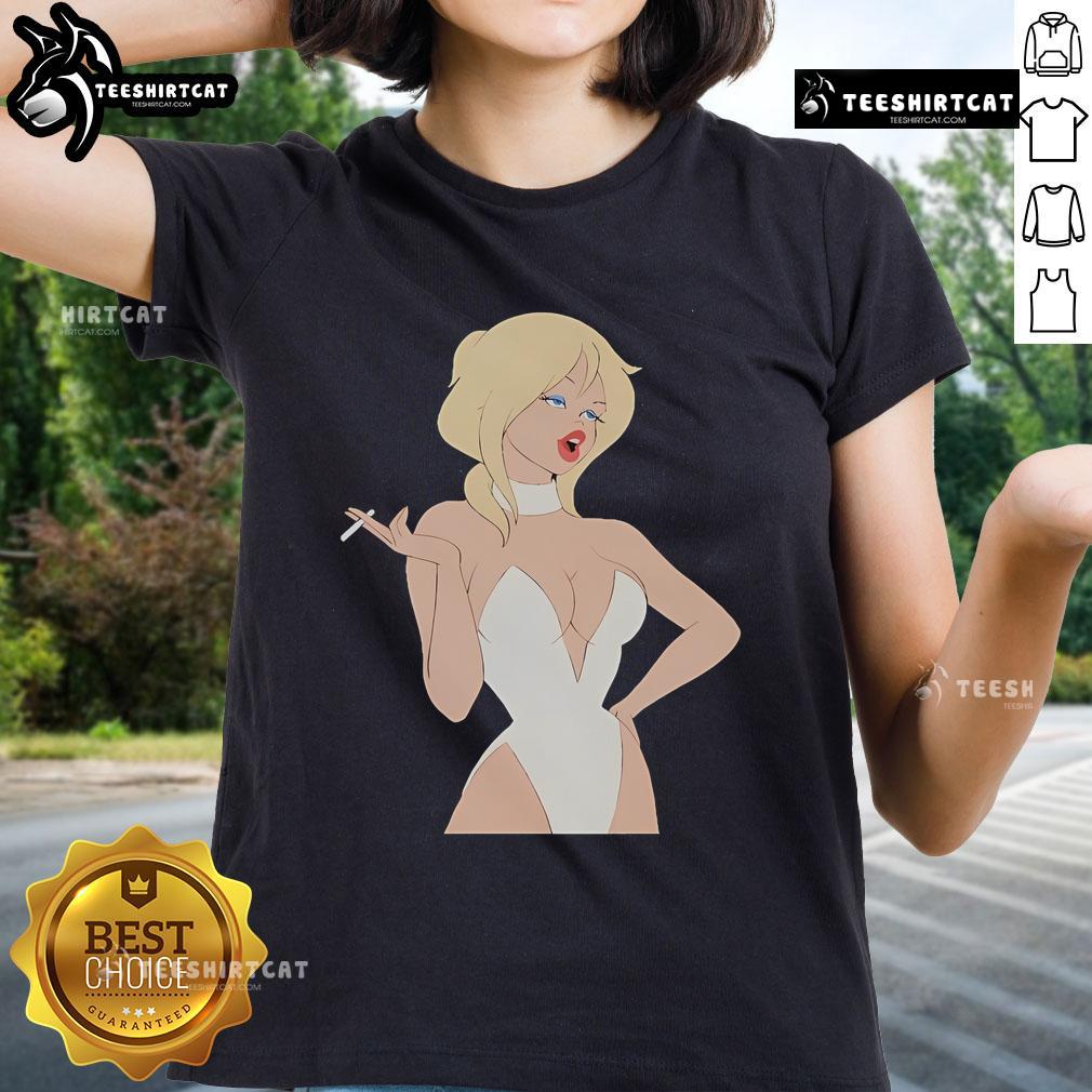 Alt Text: Official GMM Set Blueprint Holliwould Ladies Tee featuring a stylish design and comfortable fit for women.