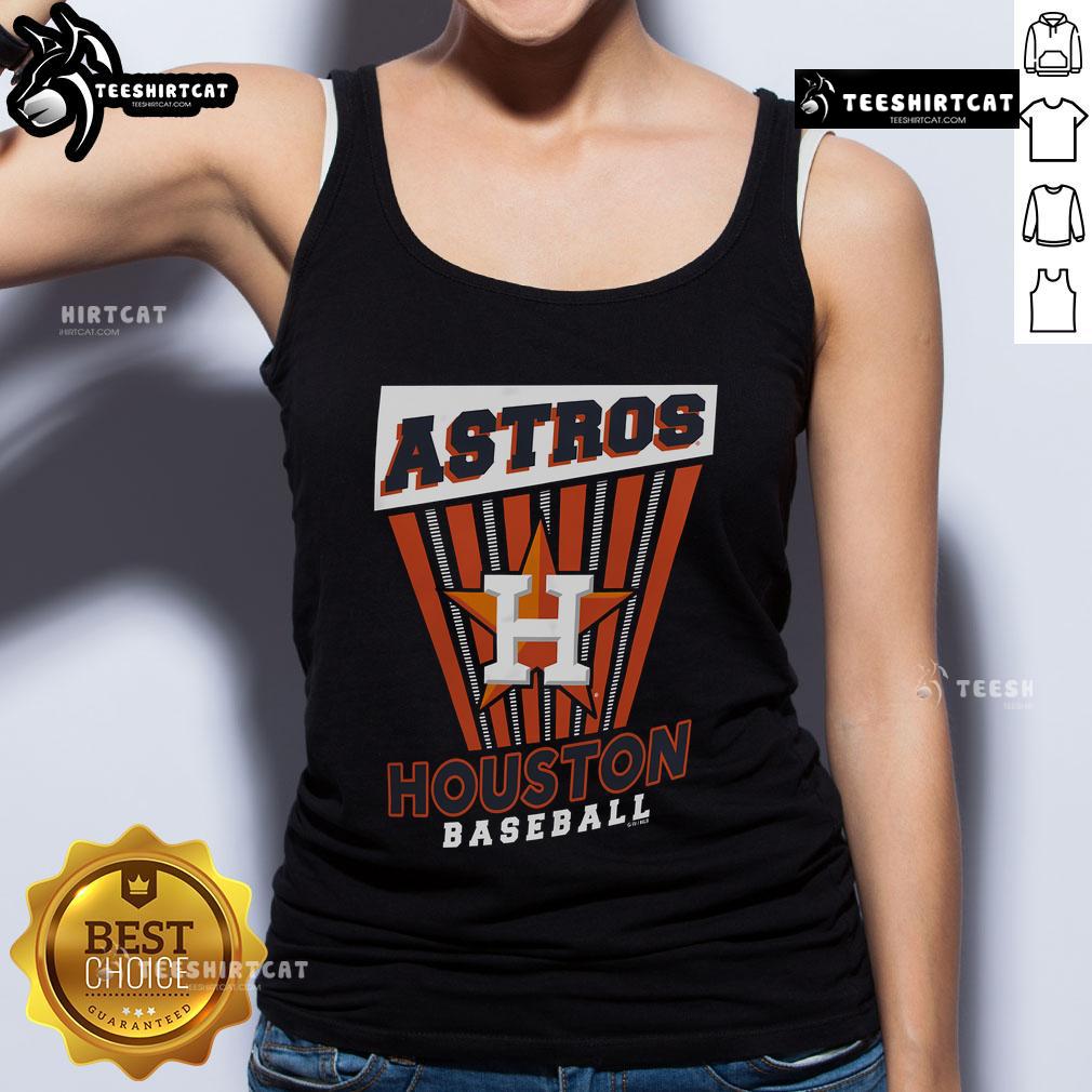 Alt Text: Official Houston Astros Baseball Starter Tank Top featuring team logo and colors for fans and athletes.