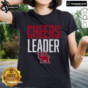 Official Houston Cougars Cheer Leaders Ladies Tee featuring vibrant team colors and logo, perfect for fans.
