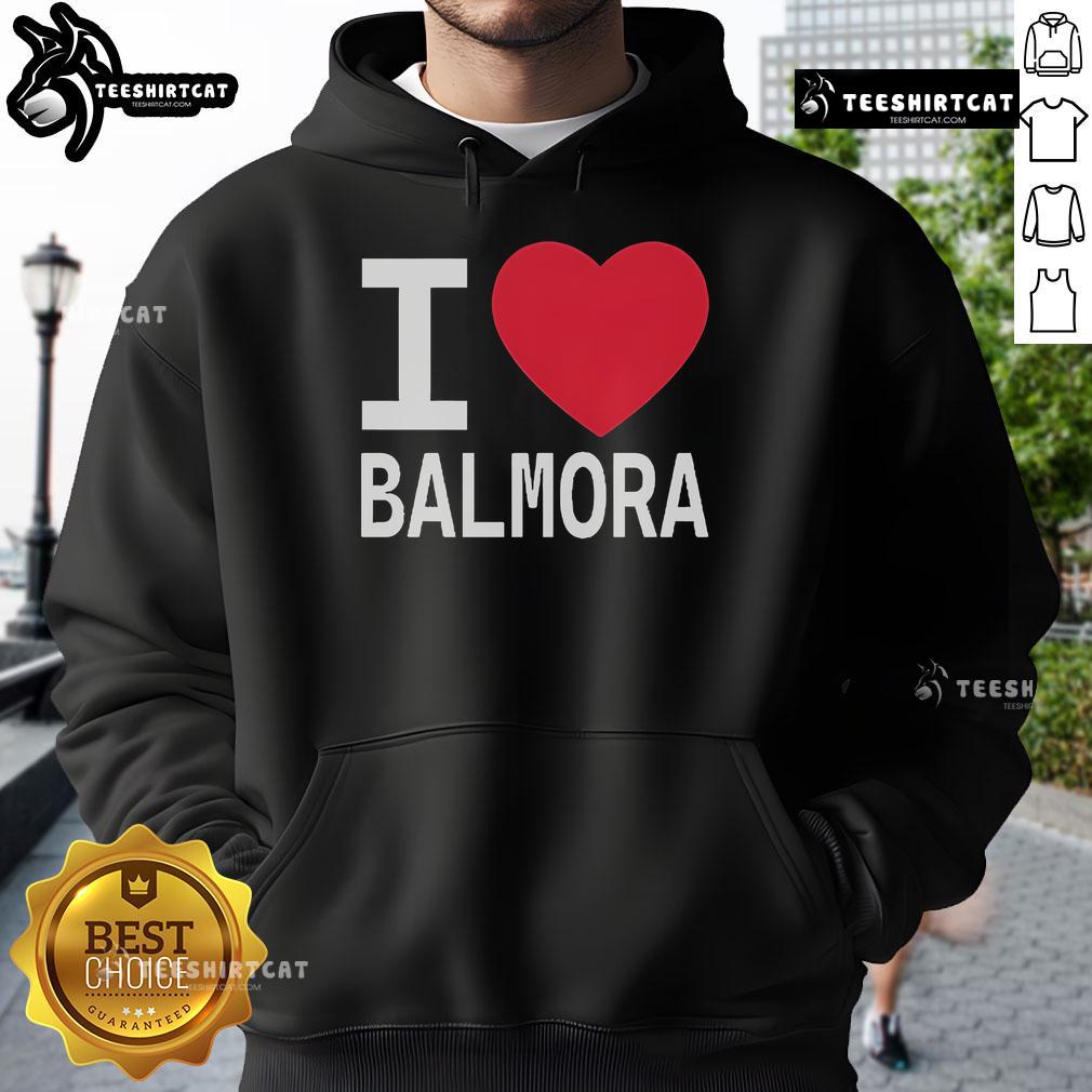 Cozy 'I Love Balmora And They Love Me' hoodie, perfect for fans of Balmora and stylish comfort.