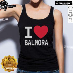 Official I Love Balmora tank top featuring a bold design celebrating Balmora, perfect for fans and casual wear.