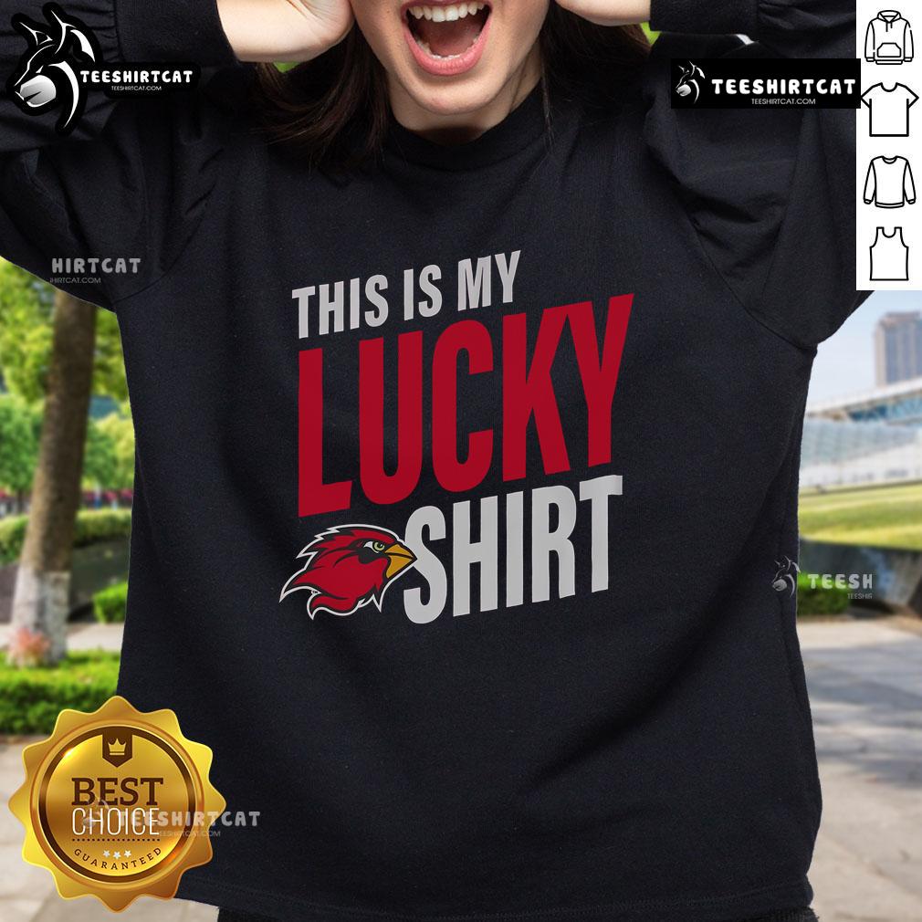 Alt Text: Official Lamar Cardinals sweatshirt featuring a stylish design, perfect for fans and showcasing team spirit.