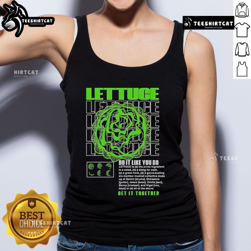 Official Lettuce Do It Like You Do Get It Together Tank Top in vibrant colors, perfect for casual summer outfits.
