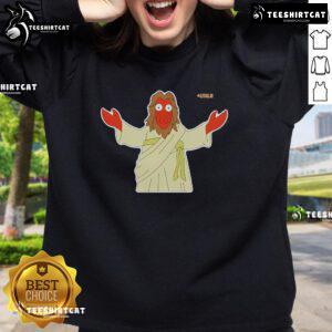 Official Litas.io Zoidberg Sweatshirt featuring vibrant colors and unique design, perfect for fans of Futurama apparel.