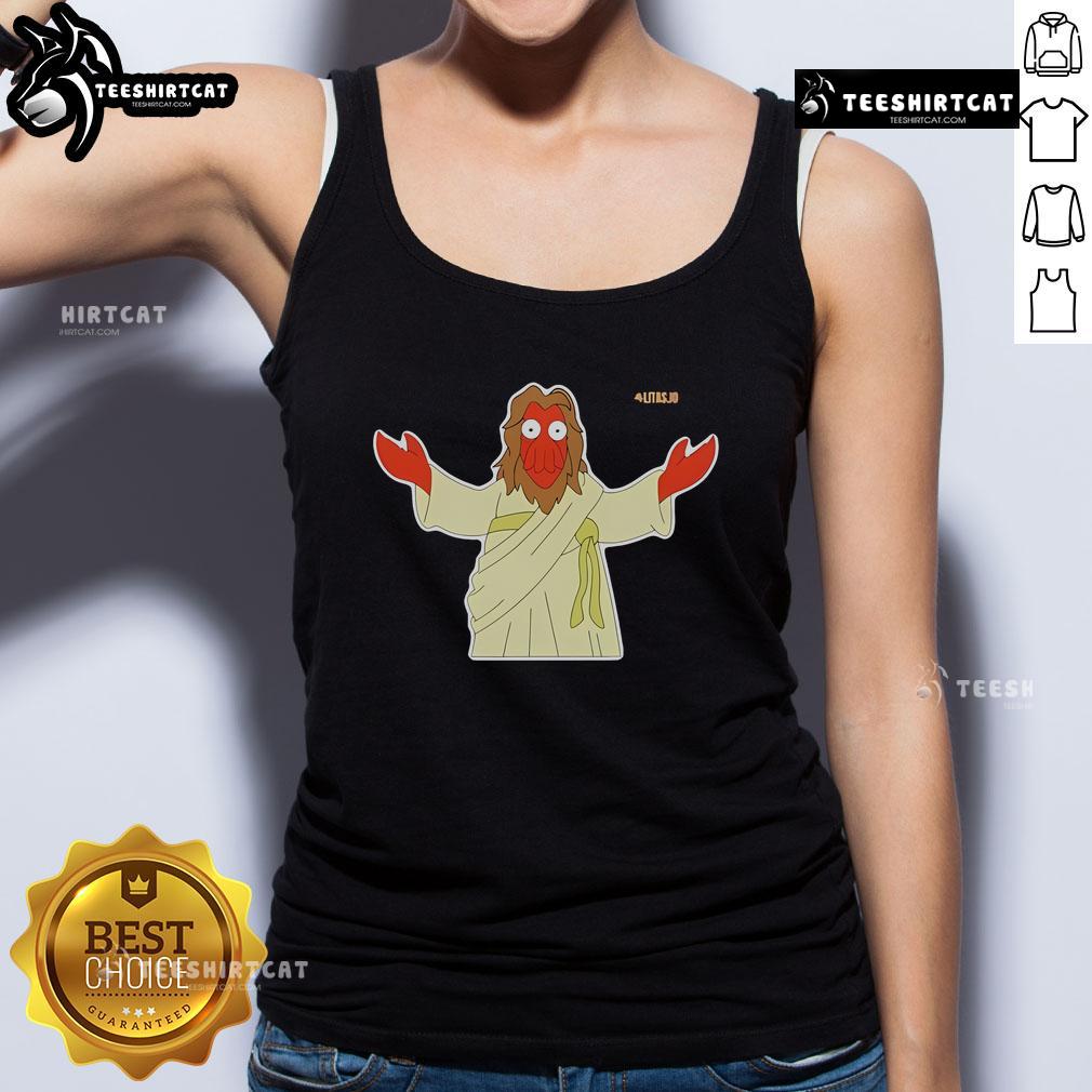 Official Litas.io Zoidberg Tank Top featuring a vibrant design inspired by the popular character Zoidberg.