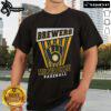 Official Milwaukee Brewers Baseball Starter T-Shirt showcasing team logo and colors, perfect for fans and casual wear.