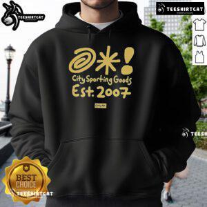 Alt Text: Official OnlyNY Grawlix City Sporting Goods hoodie, established 2007, featuring stylish design and logo.