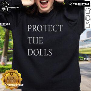 Official Protect The Dolls Sweatshirt featuring bold graphics and a comfortable fit, perfect for casual wear.