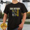 Alt Text: Official San Antonio Brahmas Helmet Frame T-Shirt featuring team colors and logo, perfect for fans and collectors.
