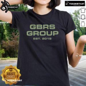 Official Solutions Global Battlefield Research Group Est 2019 Ladies Tee featuring stylish design and soft fabric.