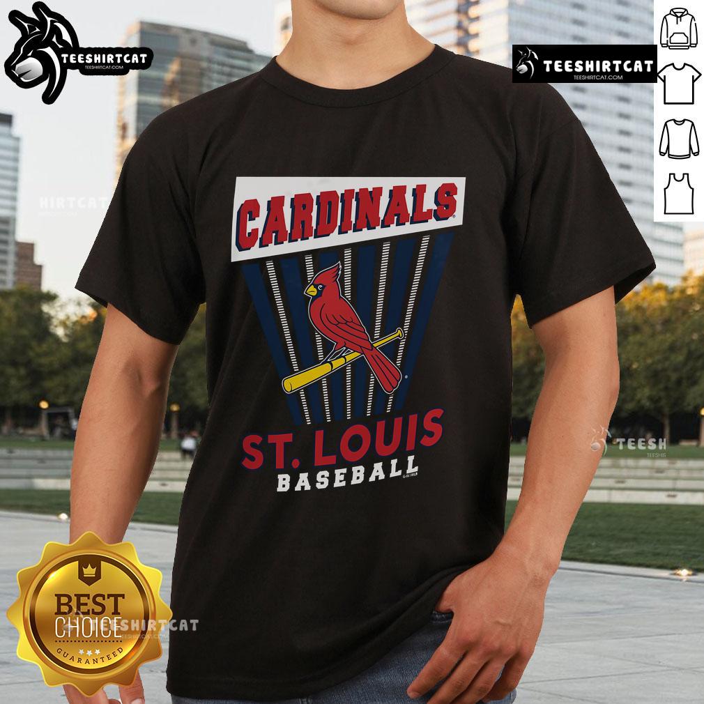 Official St Louis Cardinals Baseball Starter T-Shirt featuring team logo and colors, perfect for fans and casual wear.