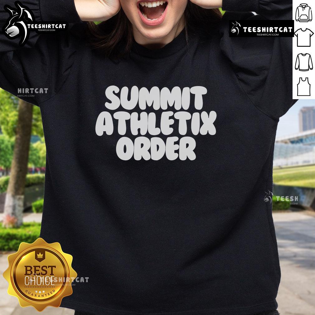 Official Summit Athletix Order Sweatshirt featuring a stylish design, perfect for workouts and casual wear.