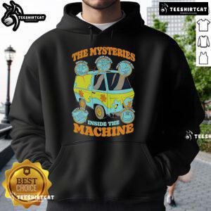 Official Scooby-Doo hoodie featuring 'The Mysteries Inside The Machine' design, perfect for fans and cozy wear.