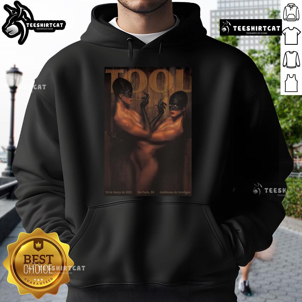 Official Tool hoodie at Autdromo de Interlagos, So Paulo, Brazil, March 30, 2024, showcasing music and motorsport fusion.