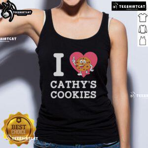 Official Violent Gentlemen I Heart Cathy's Cookies tank top design featuring bold graphics and a stylish fit.