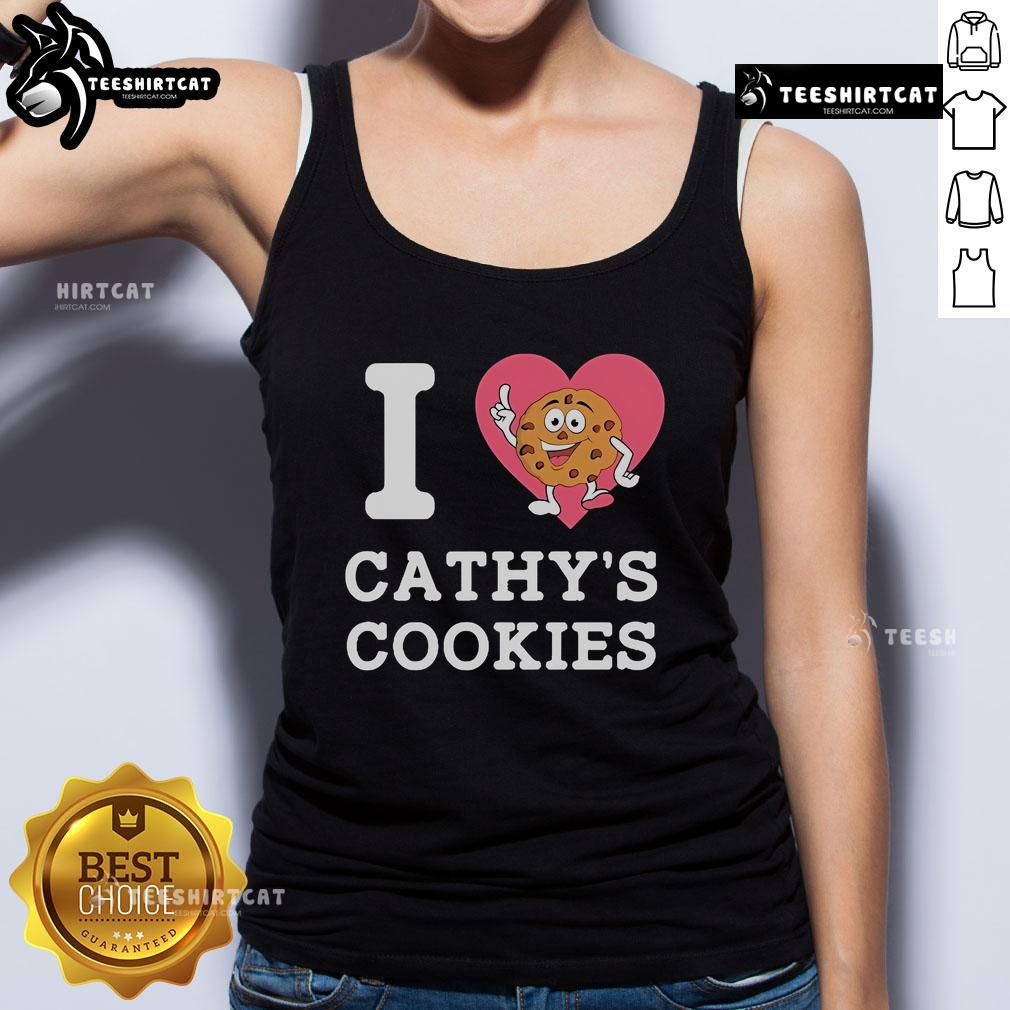 Official Violent Gentlemen I Heart Cathy's Cookies tank top design featuring bold graphics and a stylish fit.