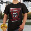 Alt Text: Official Washington Nationals Baseball Starter T-Shirt featuring team logo and colors, perfect for fans and casual wear.