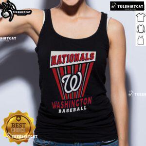 Official Washington Nationals baseball starter tank top showcasing team logo and colors, perfect for fans and summer wear.
