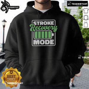 Original Stroke Recovery Mode Battery Hoodie featuring a unique design for stroke survivors seeking comfort and motivation.