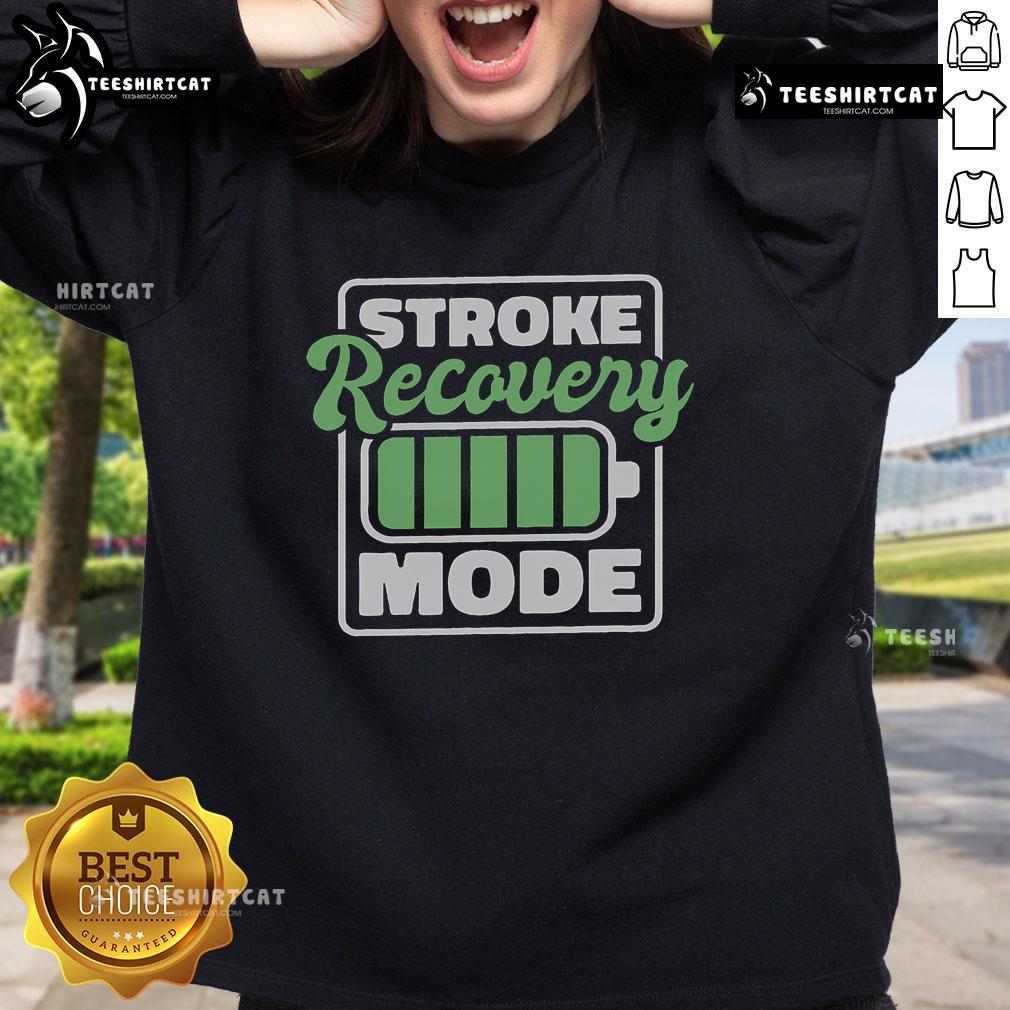 Cozy Original Stroke Recovery Mode Battery Sweatshirt in soft fabric, perfect for post-recovery comfort and style.