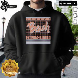 Premium Venice Beach California hoodie featuring vibrant colors and a stylish design, perfect for beach lovers.