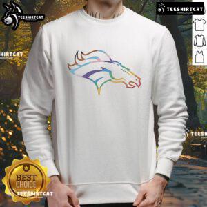 Good Denver Broncos Logo Pride Sweatshirt featuring vibrant team colors and logo, perfect for fans and game day wear.
