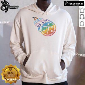 Good Tennessee Titans Logo Pride Hoodie featuring the iconic team logo on a stylish design, perfect for fans.