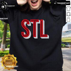 Men's St. Louis sweatshirt featuring 'Good Where I'm From' design, perfect for casual wear and showing local pride.