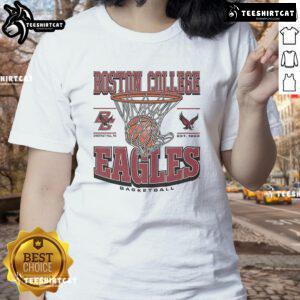 Alt Text: Stylish Boston College Eagles Game Time Ladies Tee featuring team colors and logo, perfect for game day.