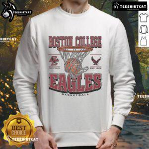 Nice Boston College Eagles Game Time sweatshirt in maroon, perfect for fans cheering at the game.