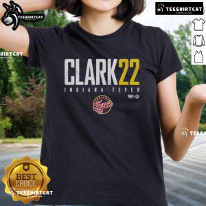 Nice Caitlin Clark Indiana Fever 500 Level Women's Elite Ladies Tee showcasing stylish design and vibrant team colors.