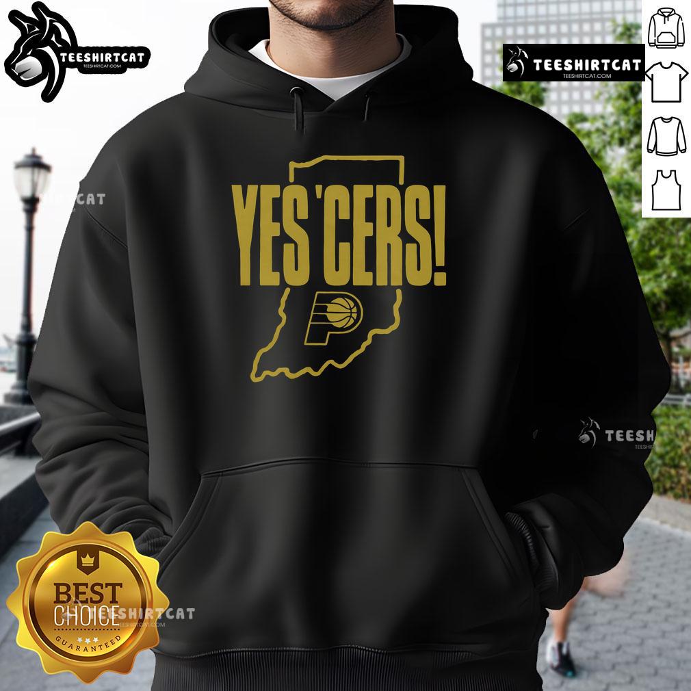 Stylish Nice Indiana Pacers Yes Cers Hoodie featuring team colors and logo, perfect for fans and casual wear.