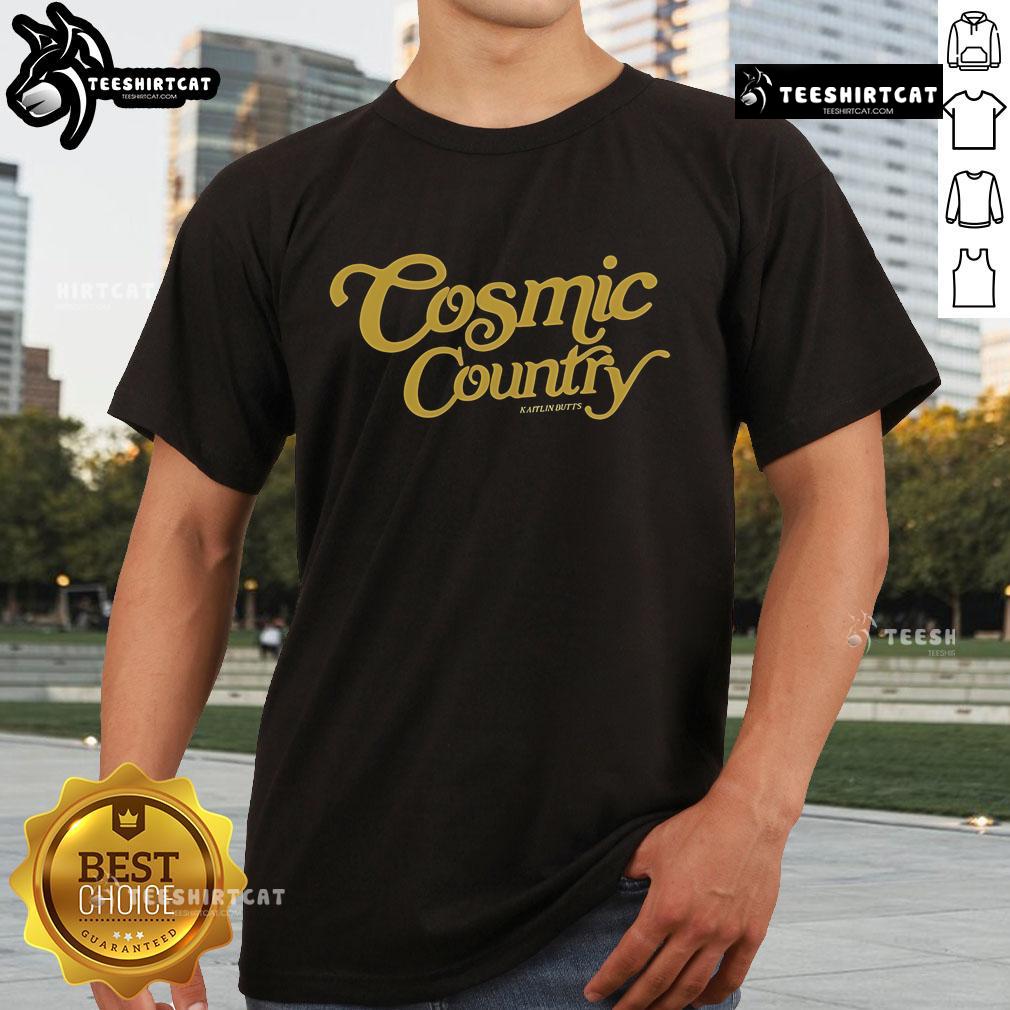 Alt Text: Kaitlin Butts Cosmic Country T-Shirt featuring vibrant graphics and a stylish design for fans of cosmic country music.